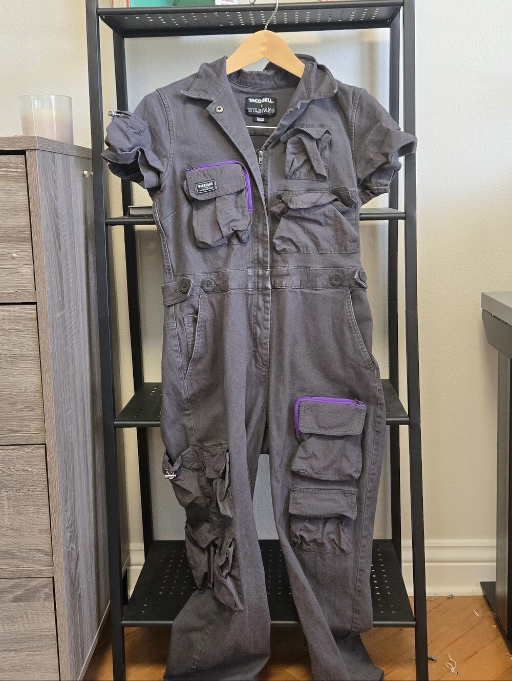 RARE Taco Bell x Wildfang "Essential" 20-Pocket Utility Coverall Jumpsuit